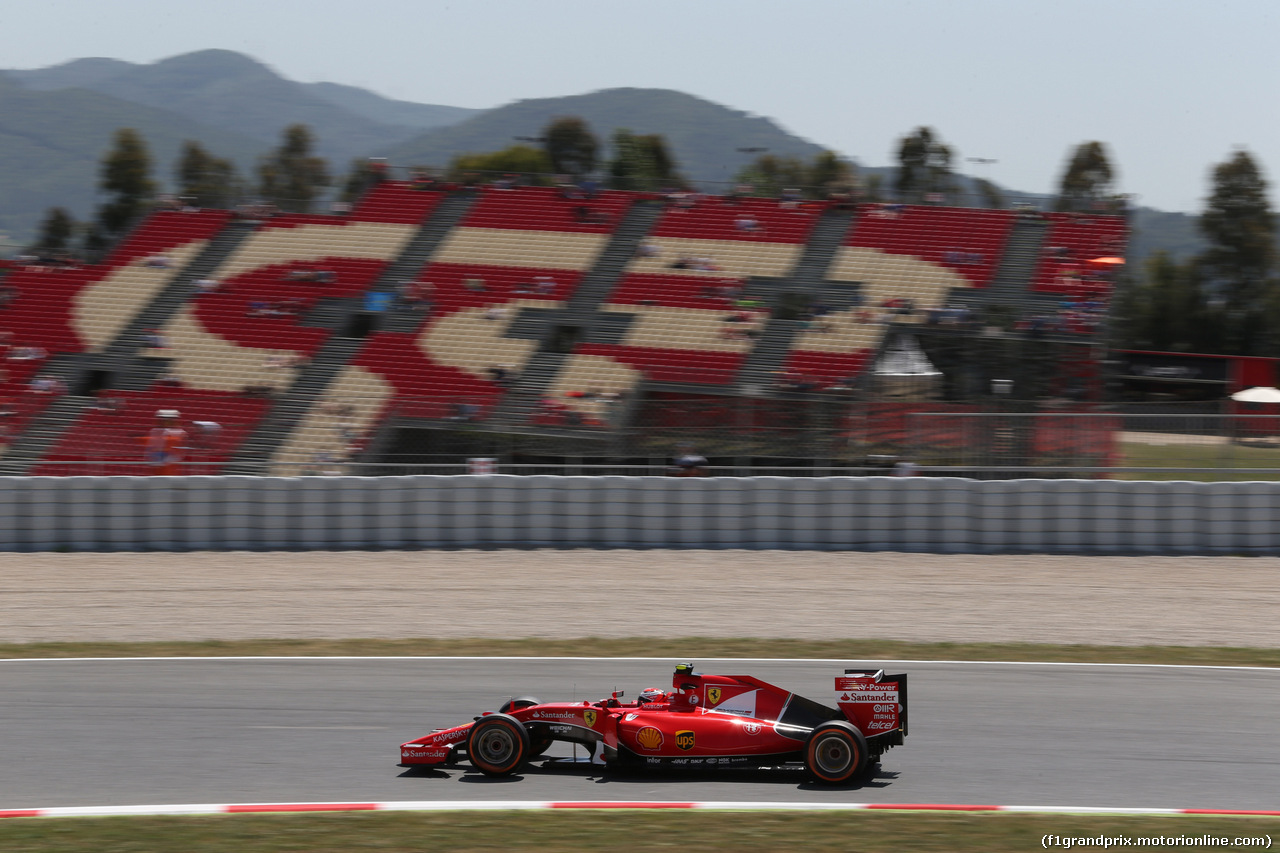 GP SPAGNA, 08.02.2015- Prove Libere 2, Kimi Raikkonen (FIN) Ferrari SF15-T