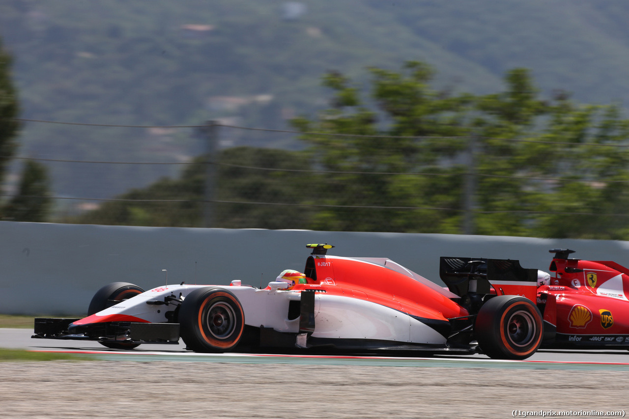 GP SPAGNA, 08.02.2015- Prove Libere 2, Roberto Merhi (ESP) Manor Marussia F1 Team