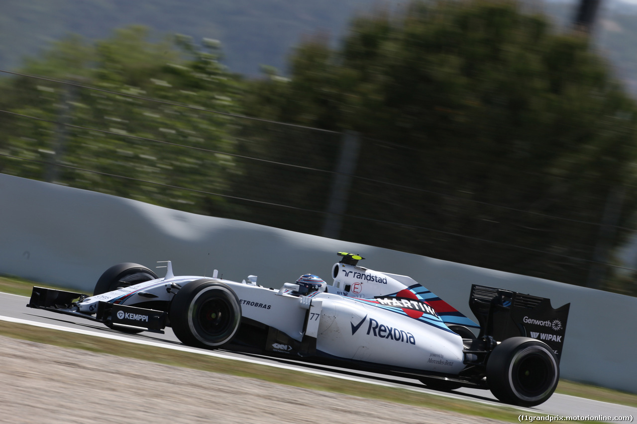 GP SPAGNA, 08.02.2015- Prove Libere 2, Valtteri Bottas (FIN) Williams F1 Team FW37
