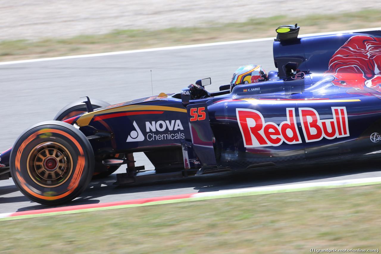 GP SPAGNA, 08.02.2015- Prove Libere 2, Carlos Sainz Jr (ESP) Scuderia Toro Rosso STR10