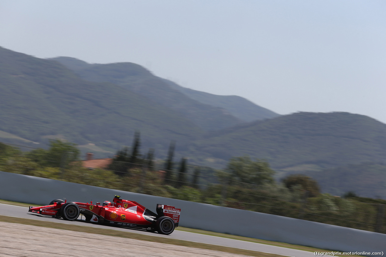 GP SPAGNA, 08.02.2015- Prove Libere 2, Kimi Raikkonen (FIN) Ferrari SF15-T