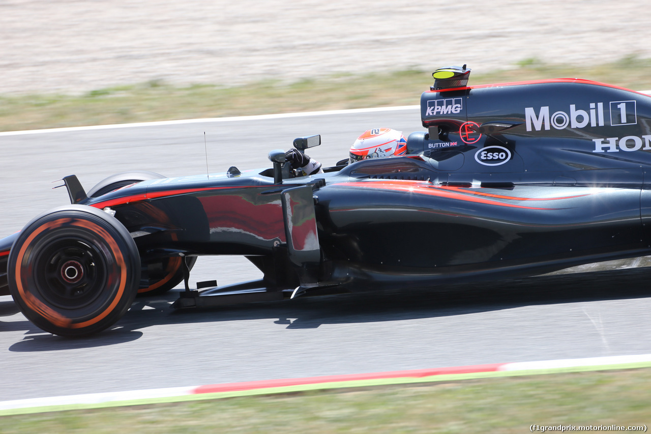 GP SPAGNA, 08.02.2015- Prove Libere 2, Jenson Button (GBR) McLaren Honda MP4-30