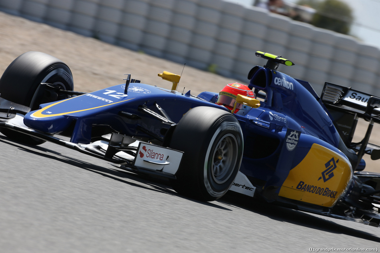 GP SPAGNA, 08.02.2015- Prove Libere 2, Felipe Nasr (BRA) Sauber C34
