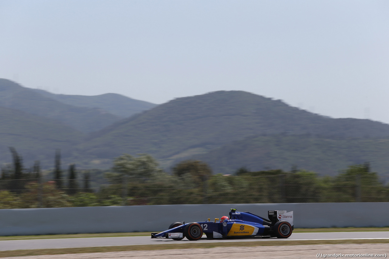 GP SPAGNA, 08.02.2015- Prove Libere 2, Felipe Nasr (BRA) Sauber C34