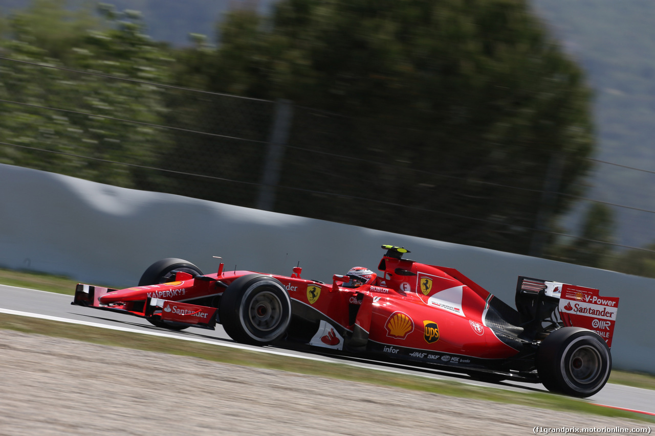 GP SPAGNA, 08.02.2015- Prove Libere 2, Kimi Raikkonen (FIN) Ferrari SF15-T
