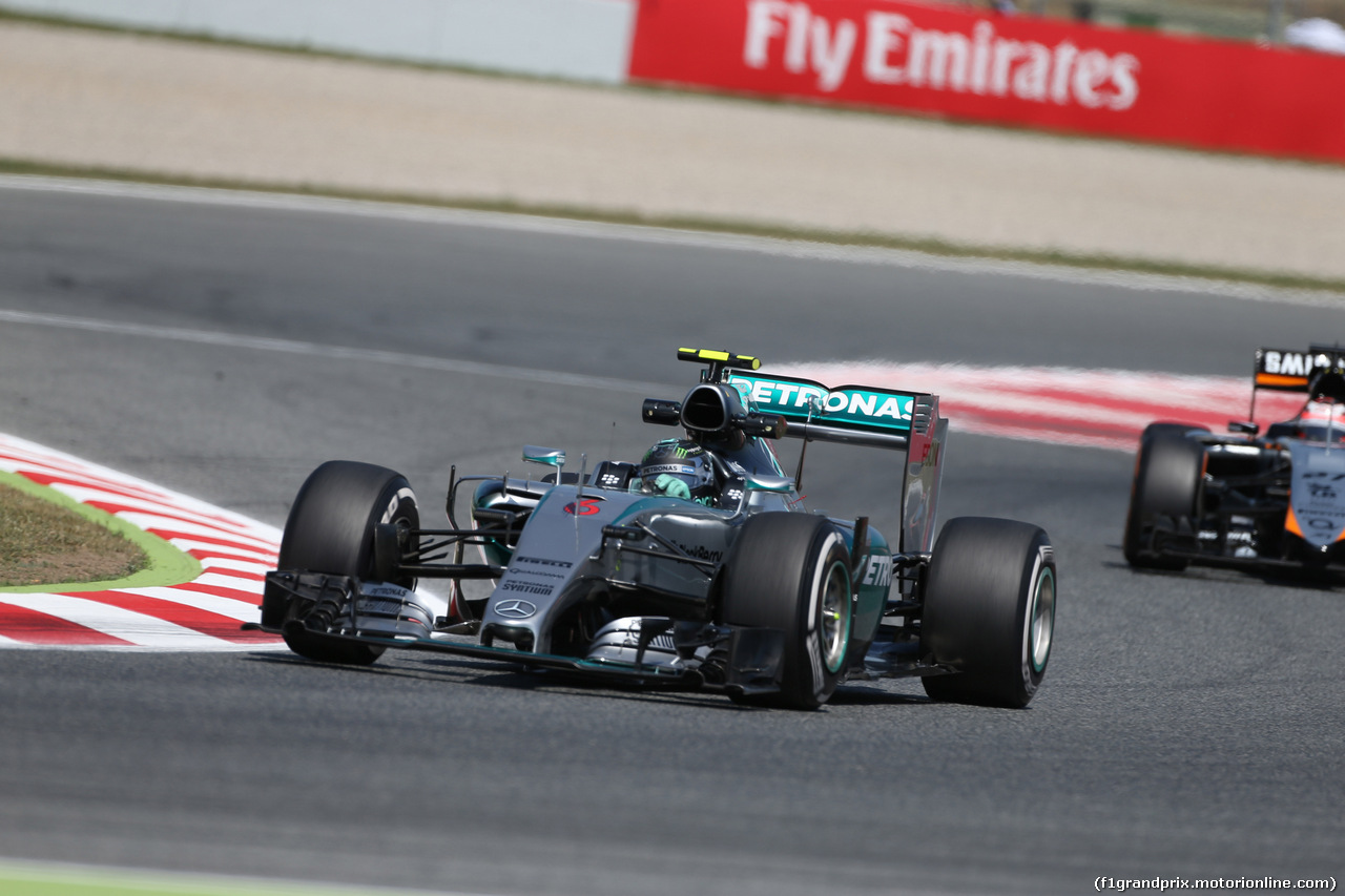 GP SPAGNA, 08.02.2015- Prove Libere 2, Nico Rosberg (GER) Mercedes AMG F1 W06