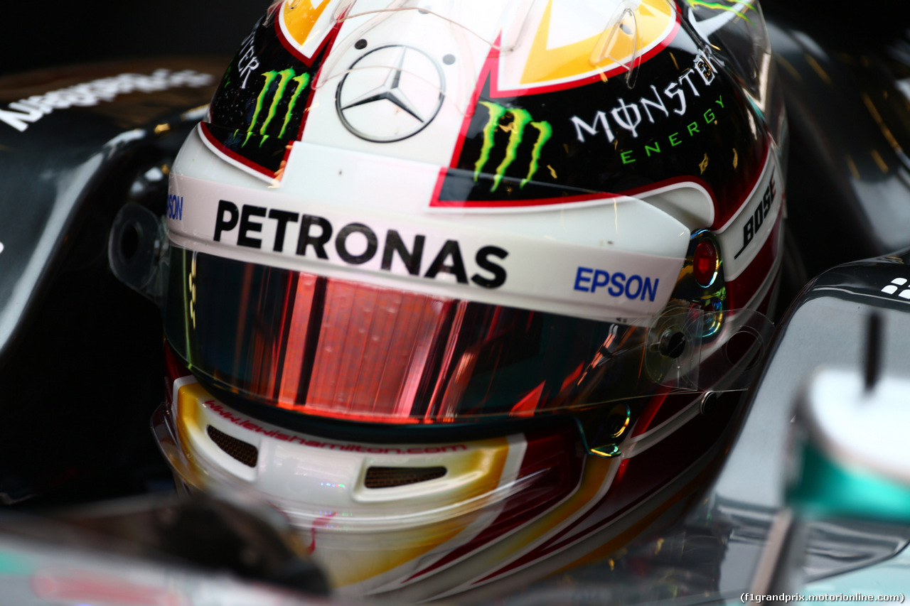 GP SPAGNA, 08.02.2015- Prove Libere 2,  Lewis Hamilton (GBR) Mercedes AMG F1 W06