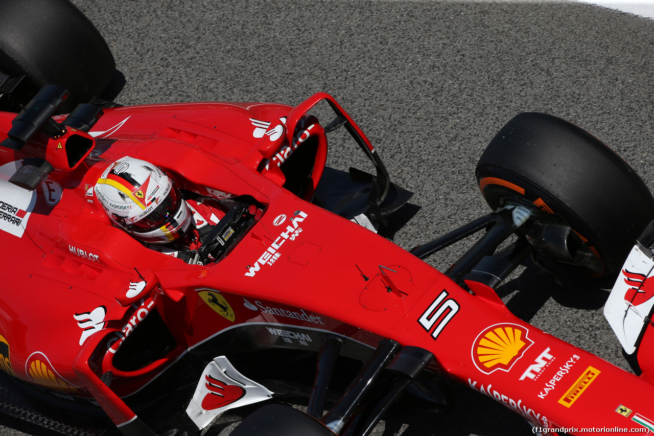 GP SPAGNA, 08.02.2015- Prove Libere 2, Sebastian Vettel (GER) Ferrari SF15-T
