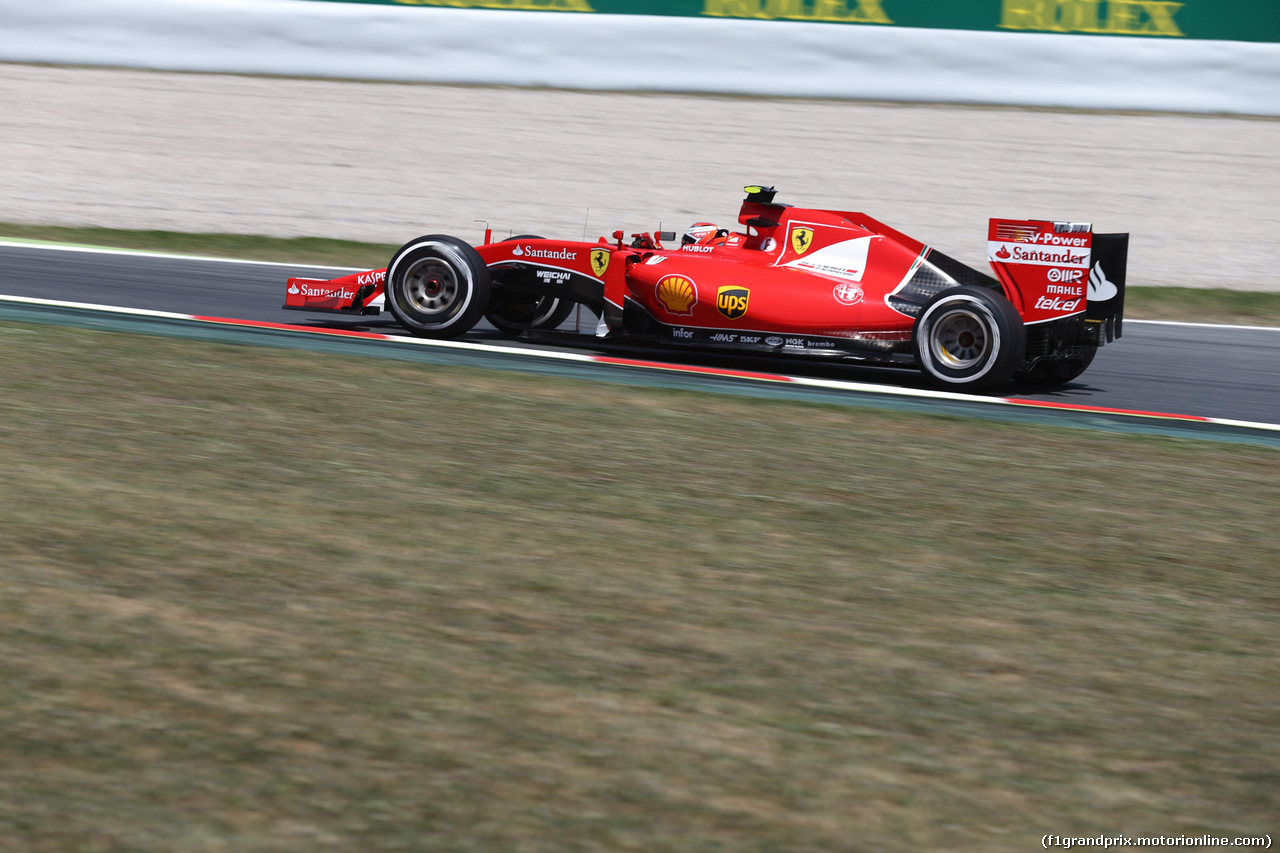 GP SPAGNA, 08.02.2015- Prove Libere 2, Kimi Raikkonen (FIN) Ferrari SF15-T