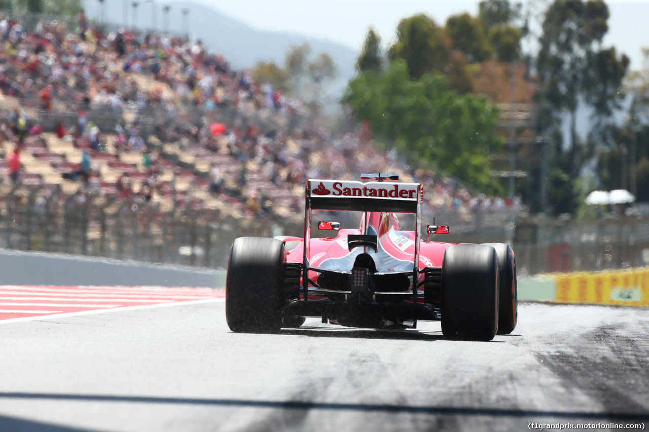 GP SPAGNA, 08.02.2015- Prove Libere 2, Sebastian Vettel (GER) Ferrari SF15-T