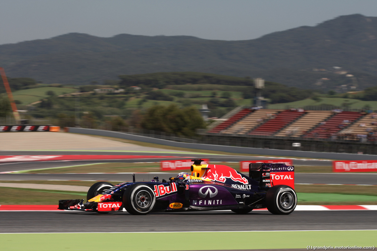 GP SPAGNA, 08.02.2015- Prove Libere 2, Daniel Ricciardo (AUS) Red Bull Racing RB11