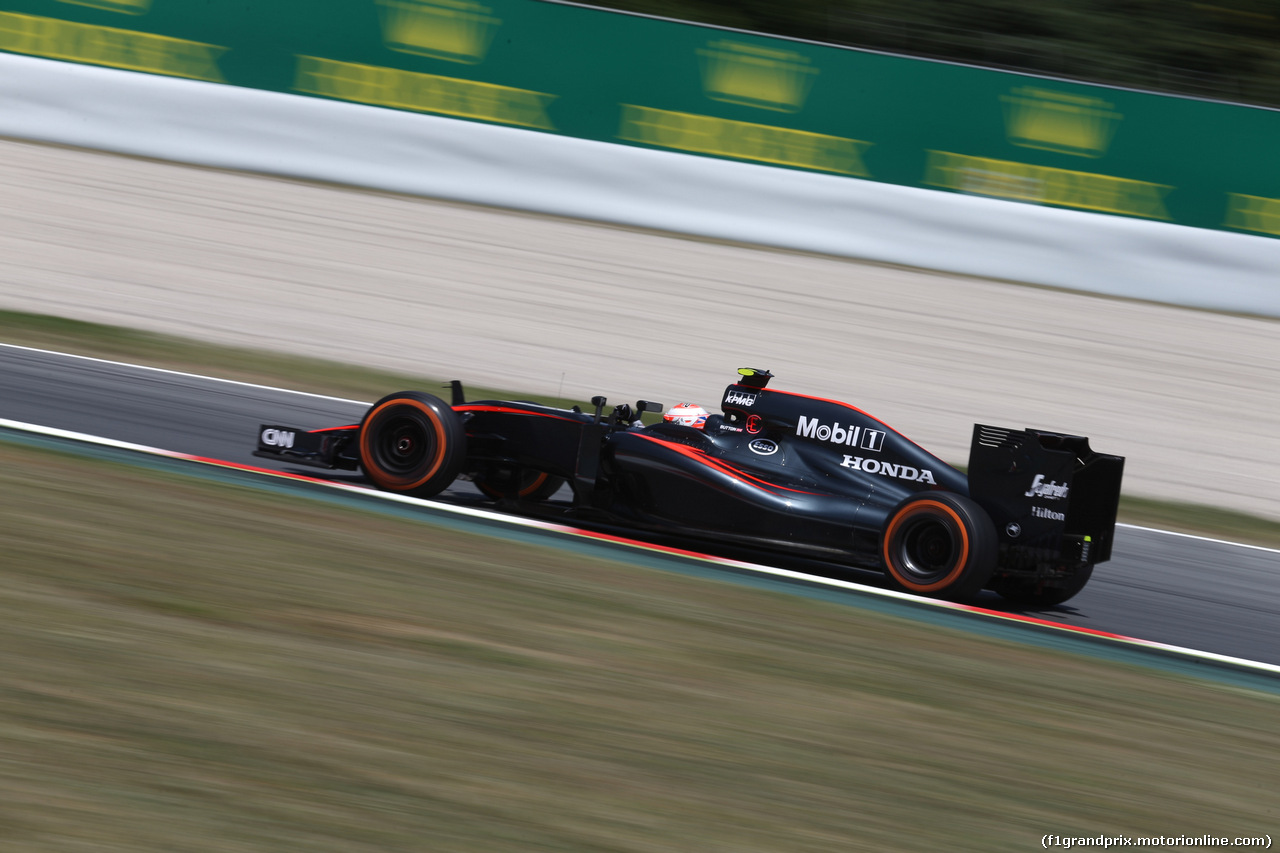 GP SPAGNA, 08.02.2015- Prove Libere 2, Jenson Button (GBR) McLaren Honda MP4-30
