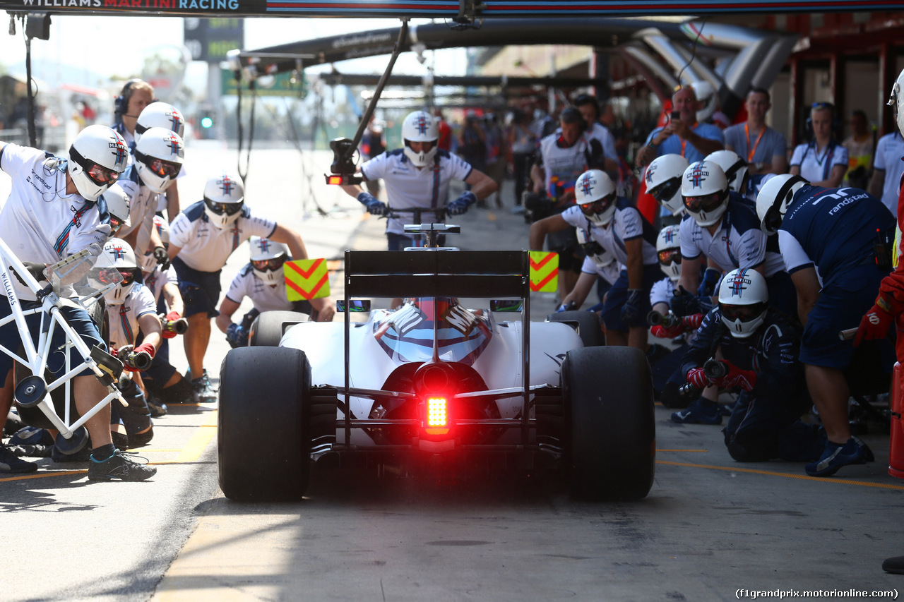 GP SPAGNA, 08.02.2015- Prove Libere 2, Felipe Massa (BRA) Williams F1 Team FW37