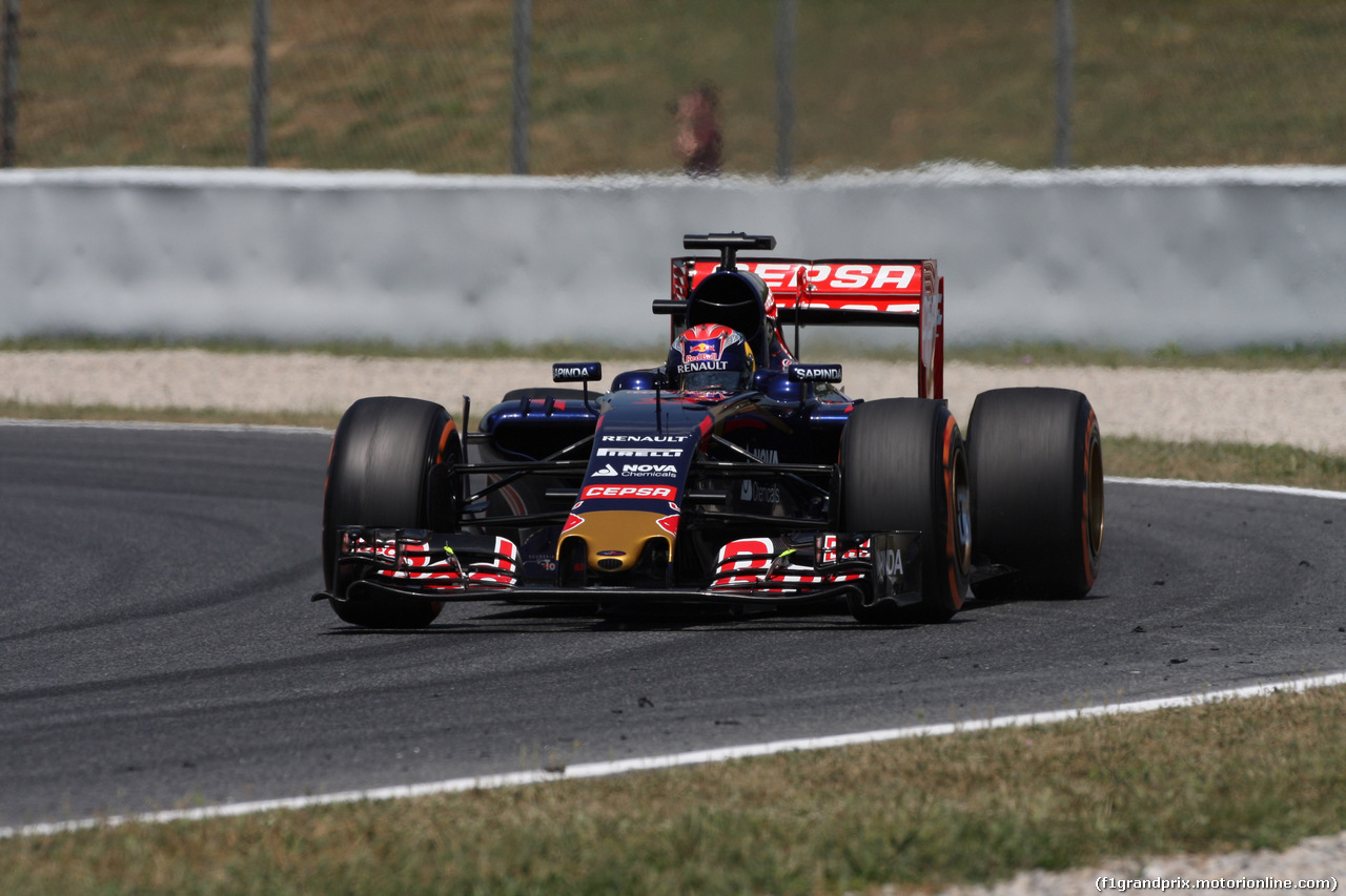 GP SPAGNA, 08.02.2015- Prove Libere 2, Max Verstappen (NED) Scuderia Toro Rosso STR10