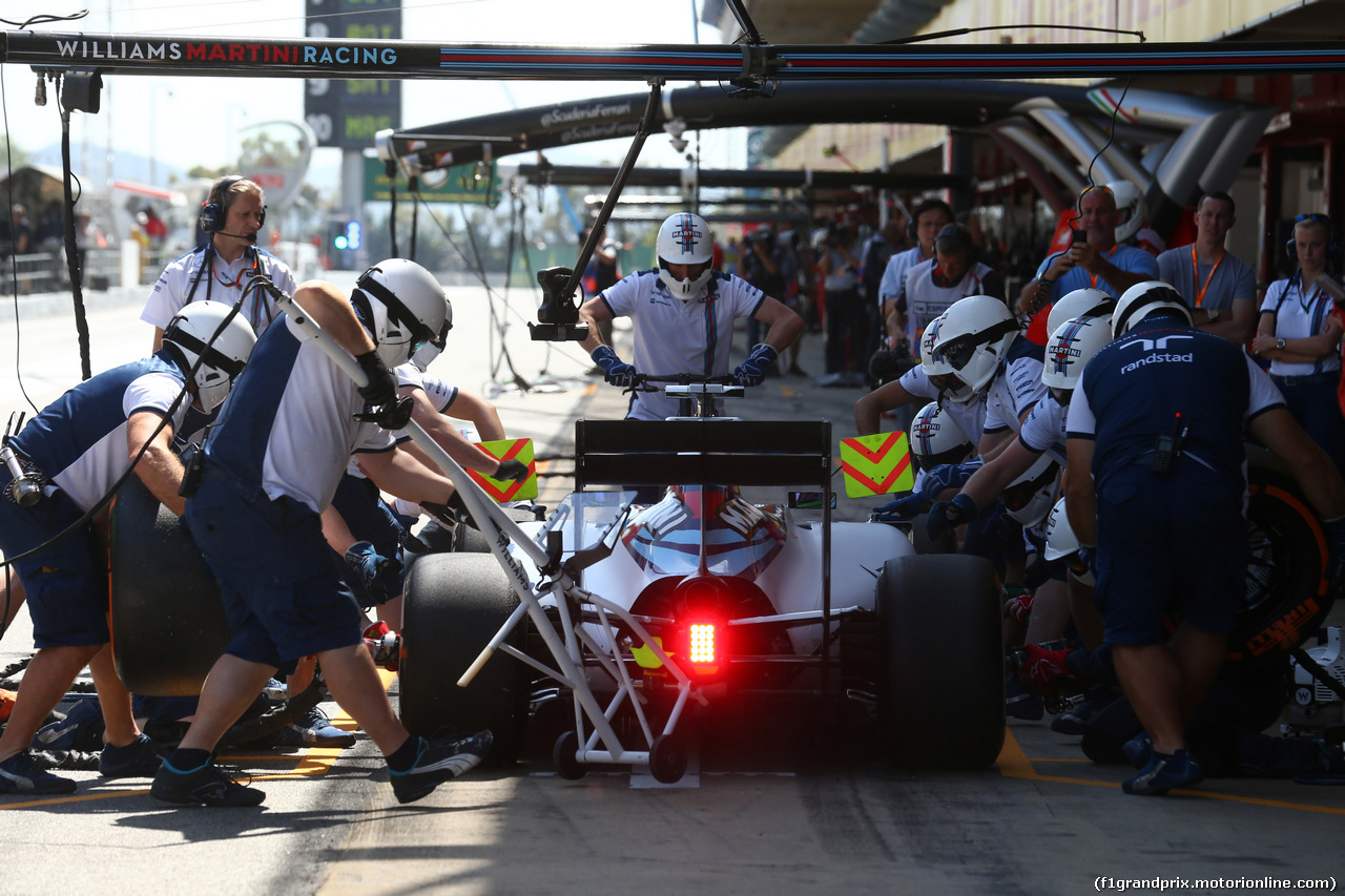 GP SPAGNA, 08.02.2015- Prove Libere 2, Felipe Massa (BRA) Williams F1 Team FW37