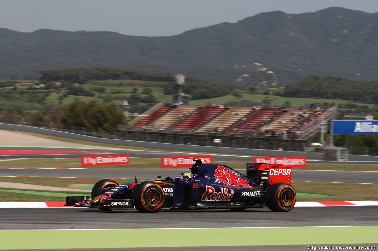 GP SPAGNA, 08.02.2015- Prove Libere 2, Carlos Sainz Jr (ESP) Scuderia Toro Rosso STR10