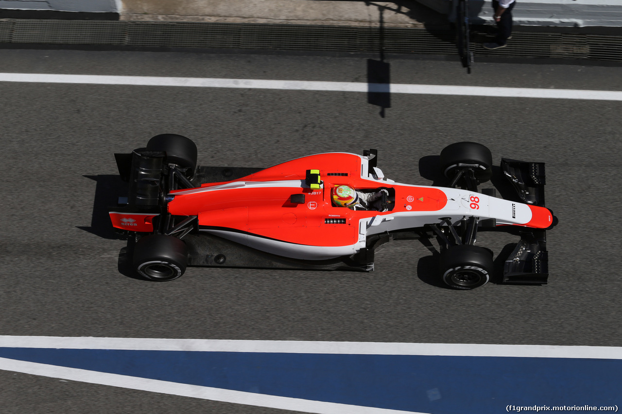 GP SPAGNA, 08.02.2015- Prove Libere 2, Roberto Merhi (ESP) Manor Marussia F1 Team