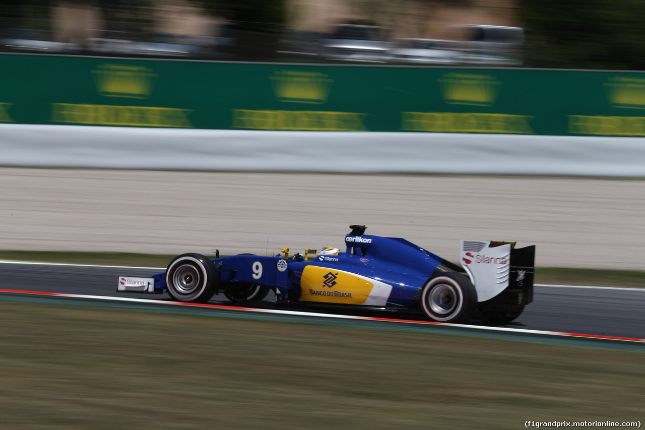 GP SPAGNA, 08.02.2015- Prove Libere 2, Marcus Ericsson (SUE) Sauber C34