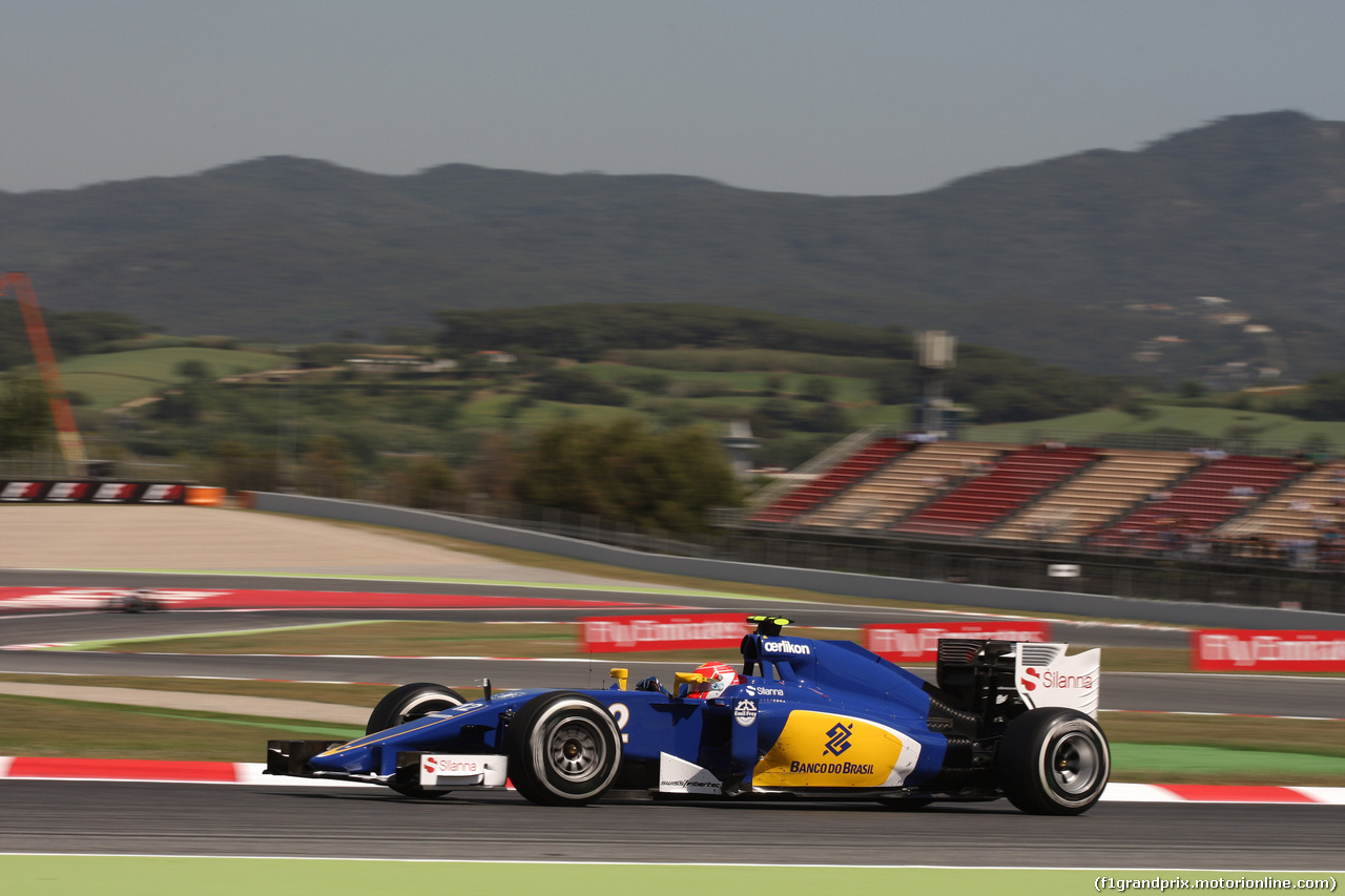 GP SPAGNA, 08.02.2015- Prove Libere 2, Felipe Nasr (BRA) Sauber C34