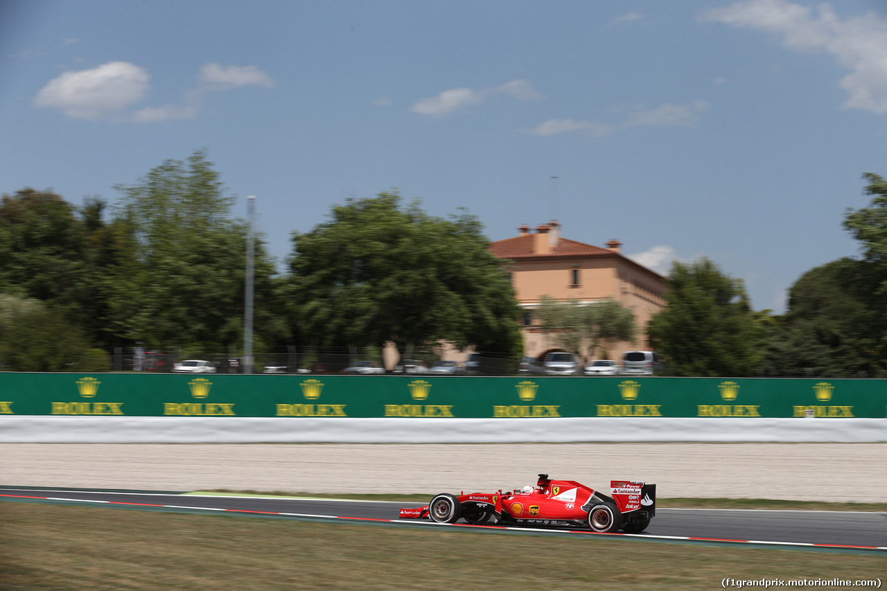 GP SPAGNA, 08.02.2015- Prove Libere 2, Sebastian Vettel (GER) Ferrari SF15-T