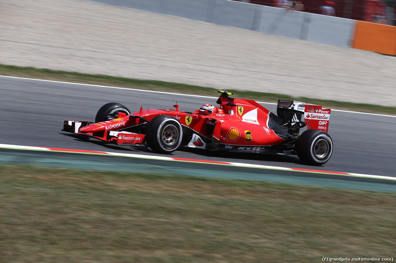 GP SPAGNA, 08.02.2015- Prove Libere 2, Kimi Raikkonen (FIN) Ferrari SF15-T