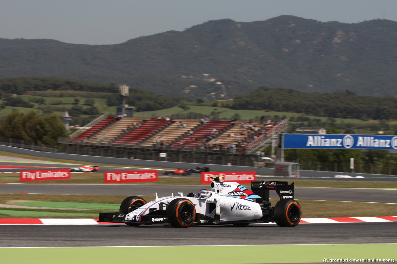 GP SPAGNA, 08.02.2015- Prove Libere 2, Valtteri Bottas (FIN) Williams F1 Team FW37