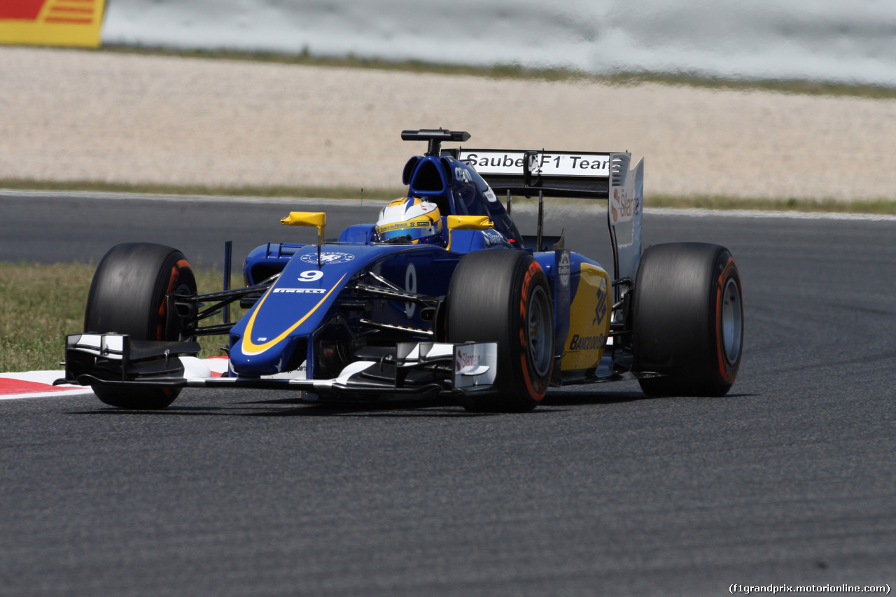 GP SPAGNA, 08.02.2015- Prove Libere 2, Marcus Ericsson (SUE) Sauber C34