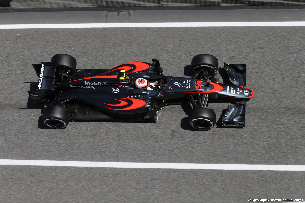 GP SPAGNA, 08.02.2015- Prove Libere 2, Jenson Button (GBR) McLaren Honda MP4-30