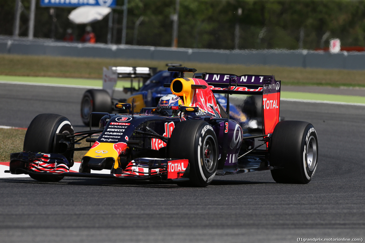 GP SPAGNA, 08.02.2015- Prove Libere 2, Daniel Ricciardo (AUS) Red Bull Racing RB11