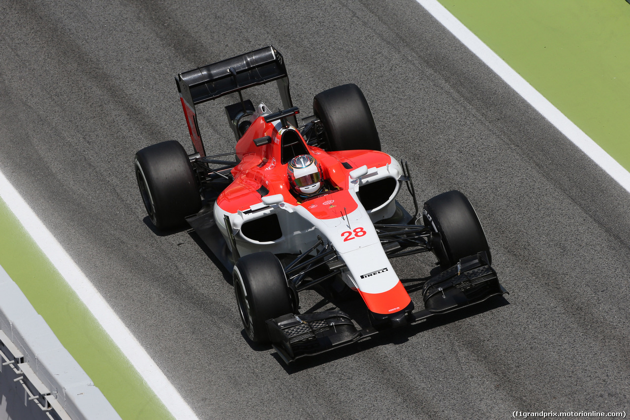 GP SPAGNA, 08.02.2015- Prove Libere 2, William Stevens (GBR) Manor Marussia F1 Team