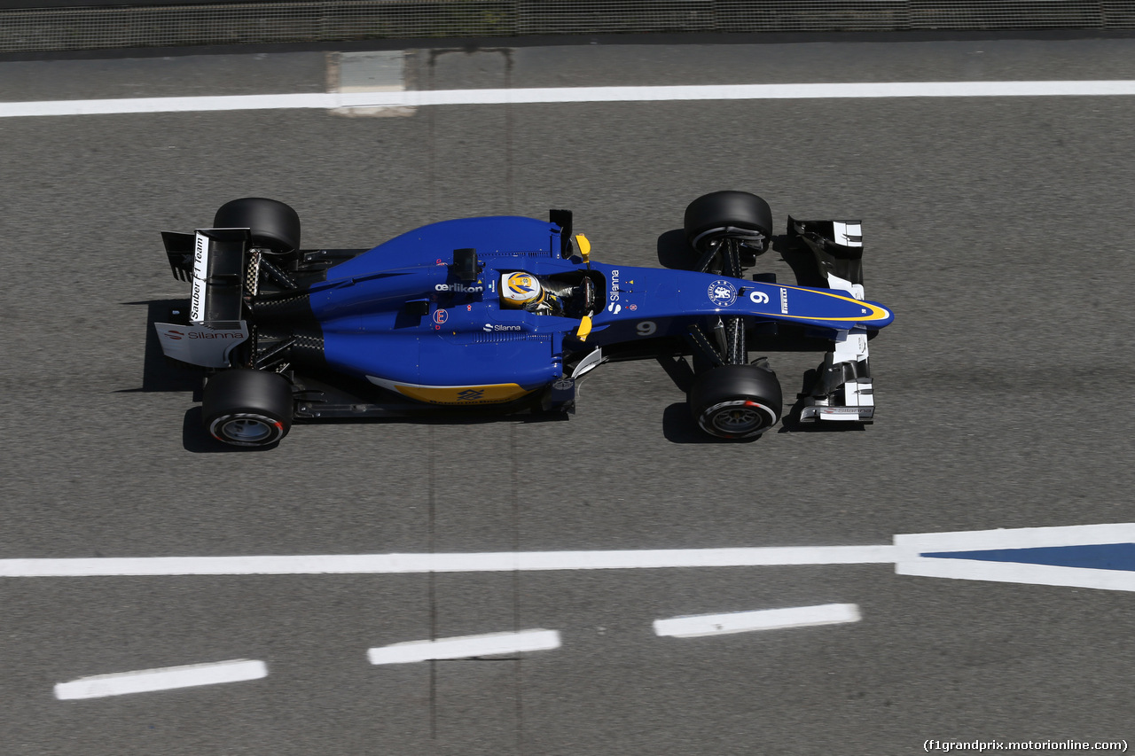 GP SPAGNA, 08.02.2015- Prove Libere 2, Marcus Ericsson (SUE) Sauber C34