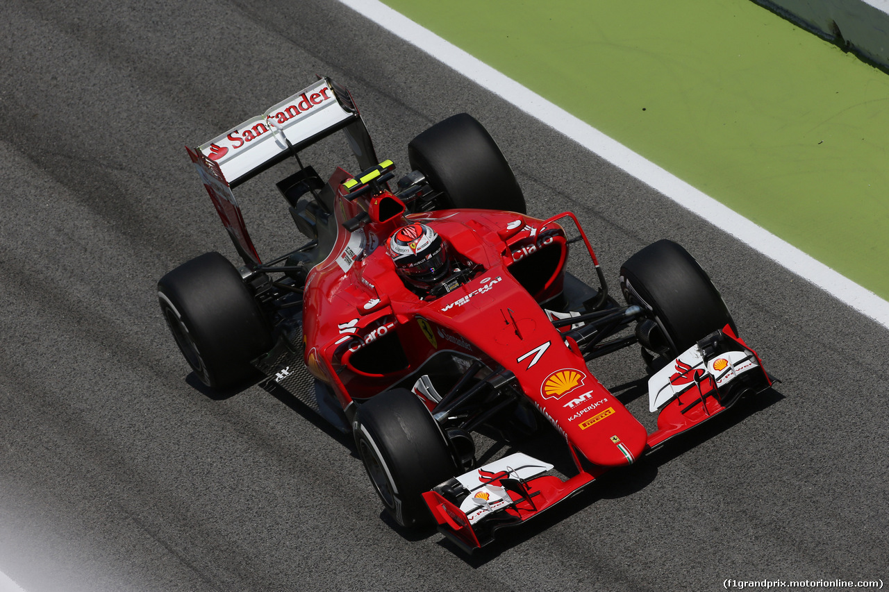 GP SPAGNA, 08.02.2015- Prove Libere 2, Kimi Raikkonen (FIN) Ferrari SF15-T