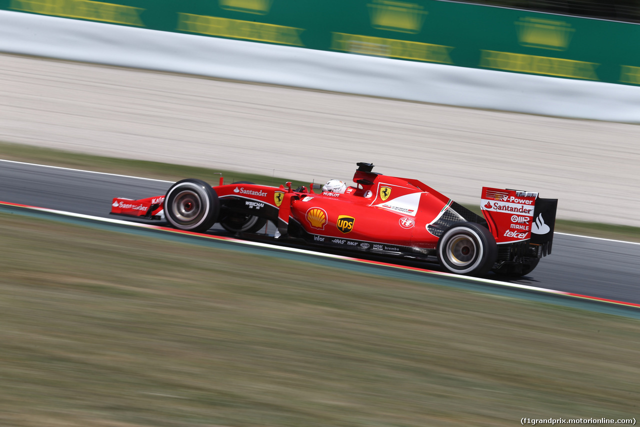 GP SPAGNA, 08.02.2015- Prove Libere 2, Sebastian Vettel (GER) Ferrari SF15-T