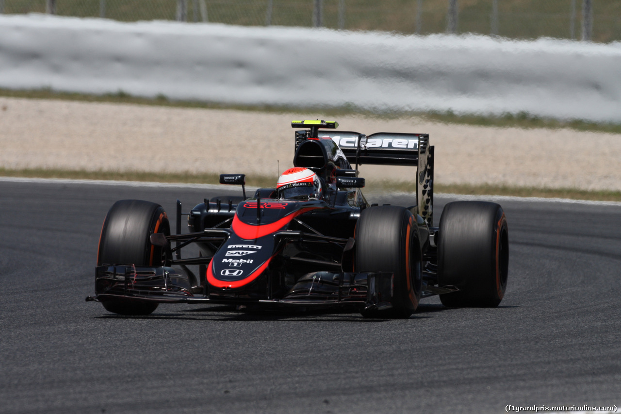 GP SPAGNA, 08.02.2015- Prove Libere 2, Jenson Button (GBR) McLaren Honda MP4-30