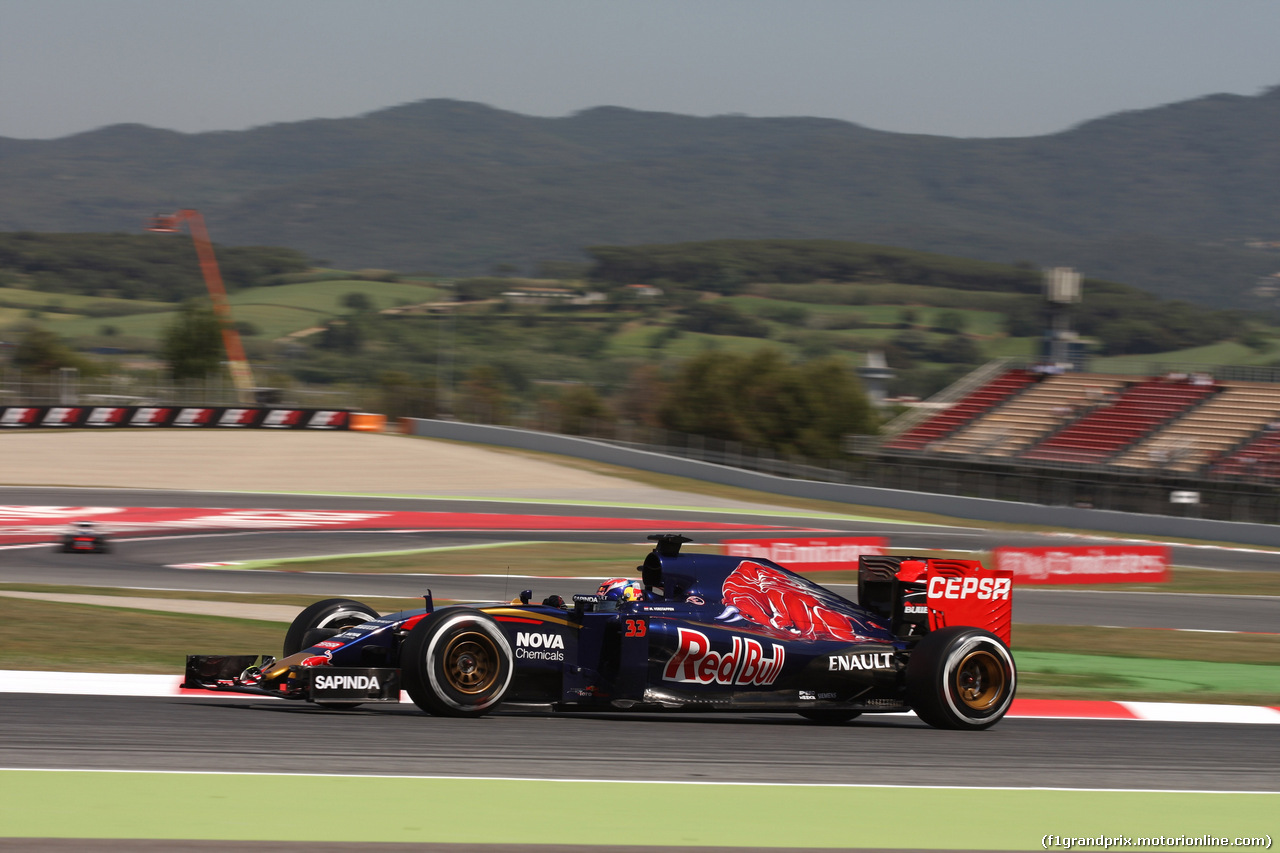GP SPAGNA, 08.02.2015- Prove Libere 2, Max Verstappen (NED) Scuderia Toro Rosso STR10