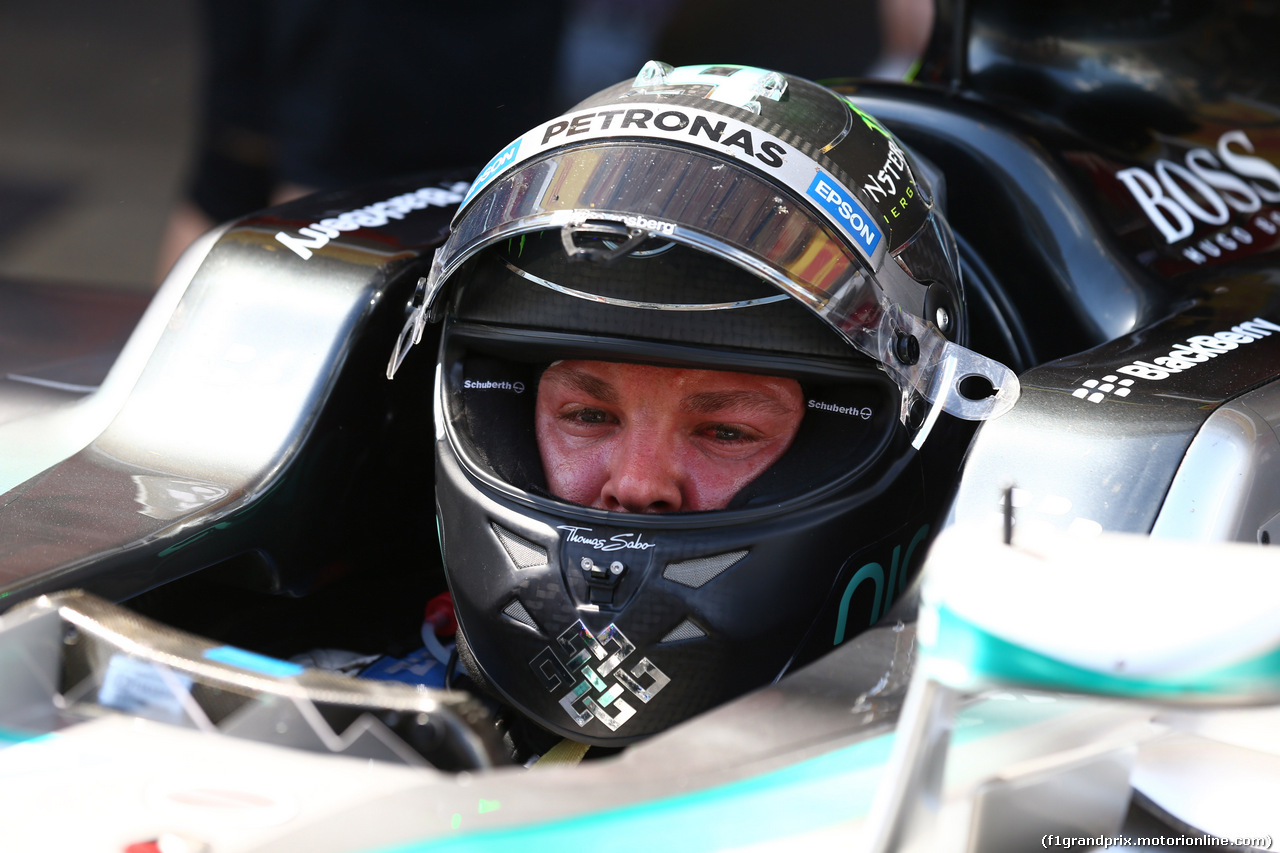GP SPAGNA, 08.02.2015- Prove Libere 2, Nico Rosberg (GER) Mercedes AMG F1 W06