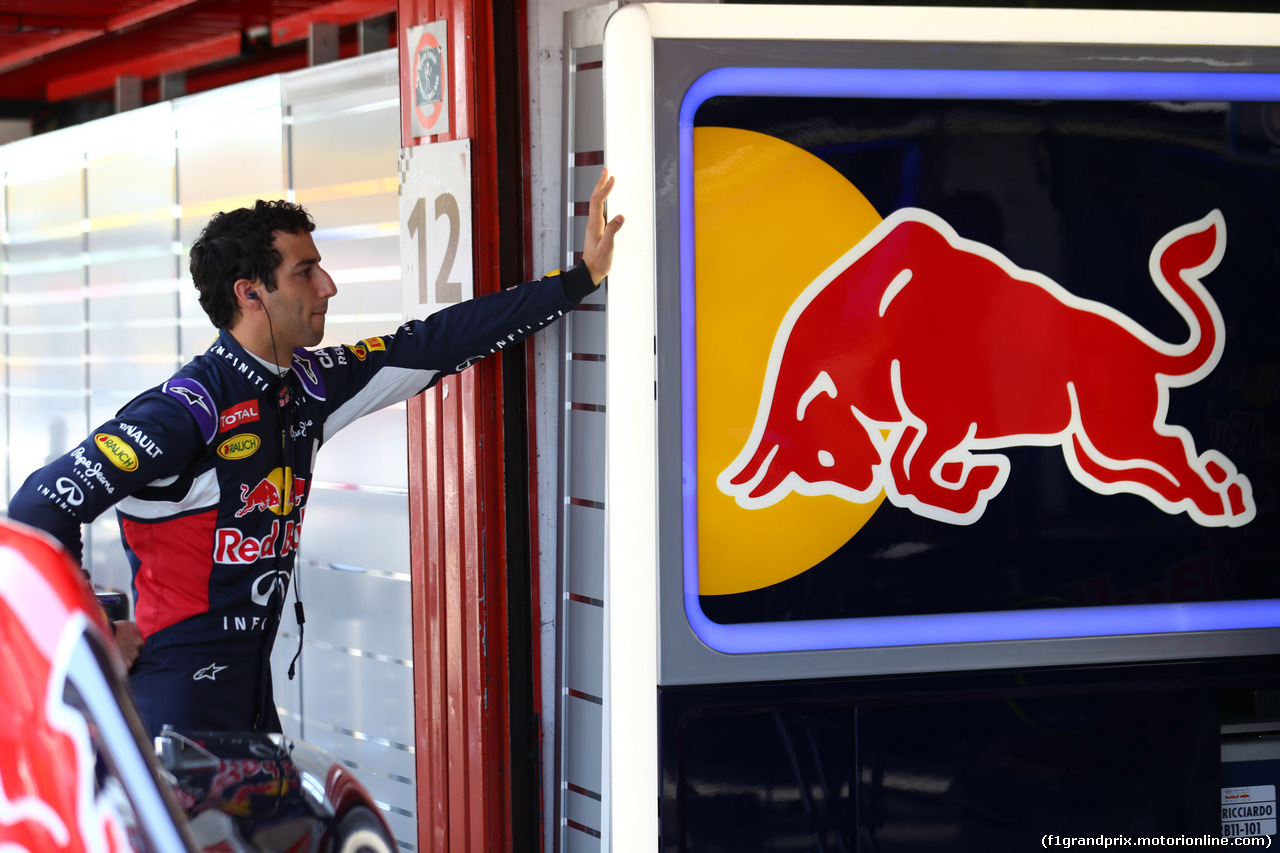 GP SPAGNA, 08.02.2015- Prove Libere 2, Daniel Ricciardo (AUS) Red Bull Racing RB11