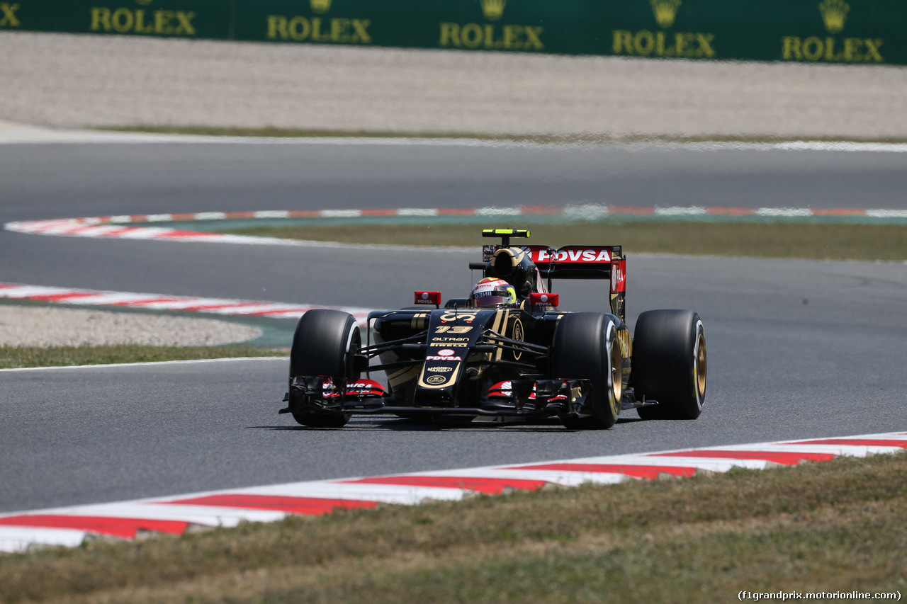 GP SPAGNA, 08.02.2015- Prove Libere 2, Pastor Maldonado (VEN) Lotus F1 Team E23