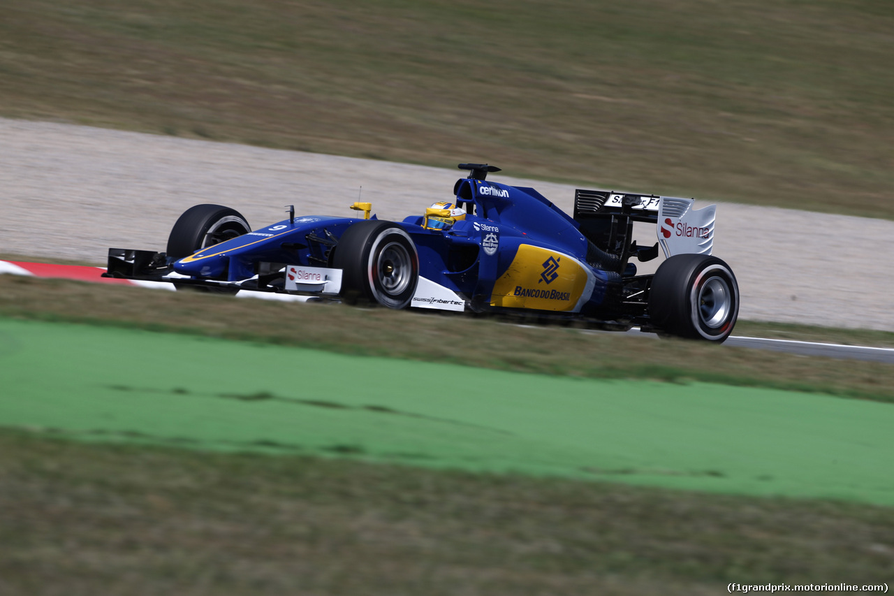 GP SPAGNA, 08.02.2015- Prove Libere 2, Marcus Ericsson (SUE) Sauber C34