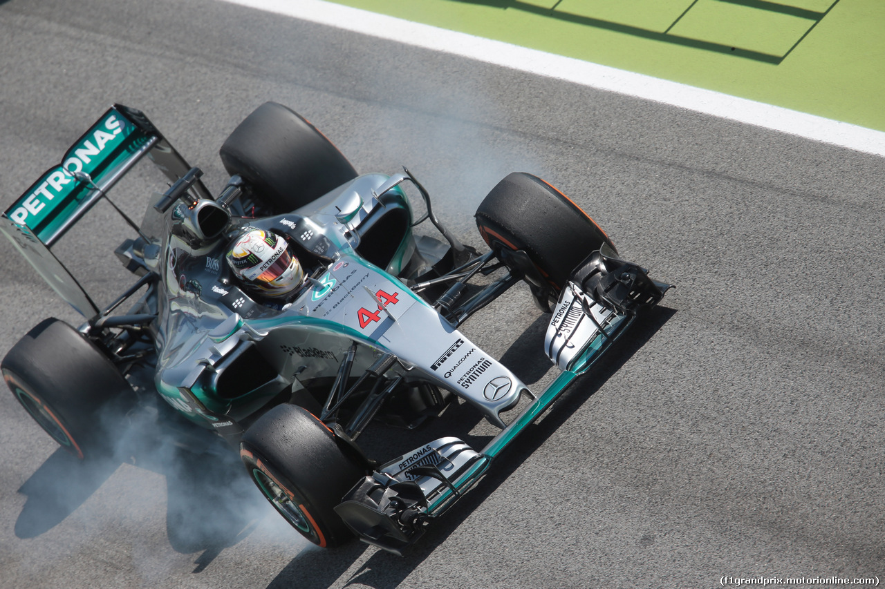 GP SPAGNA, 08.02.2015-  free Practice 1, Lewis Hamilton (GBR) Mercedes AMG F1 W06