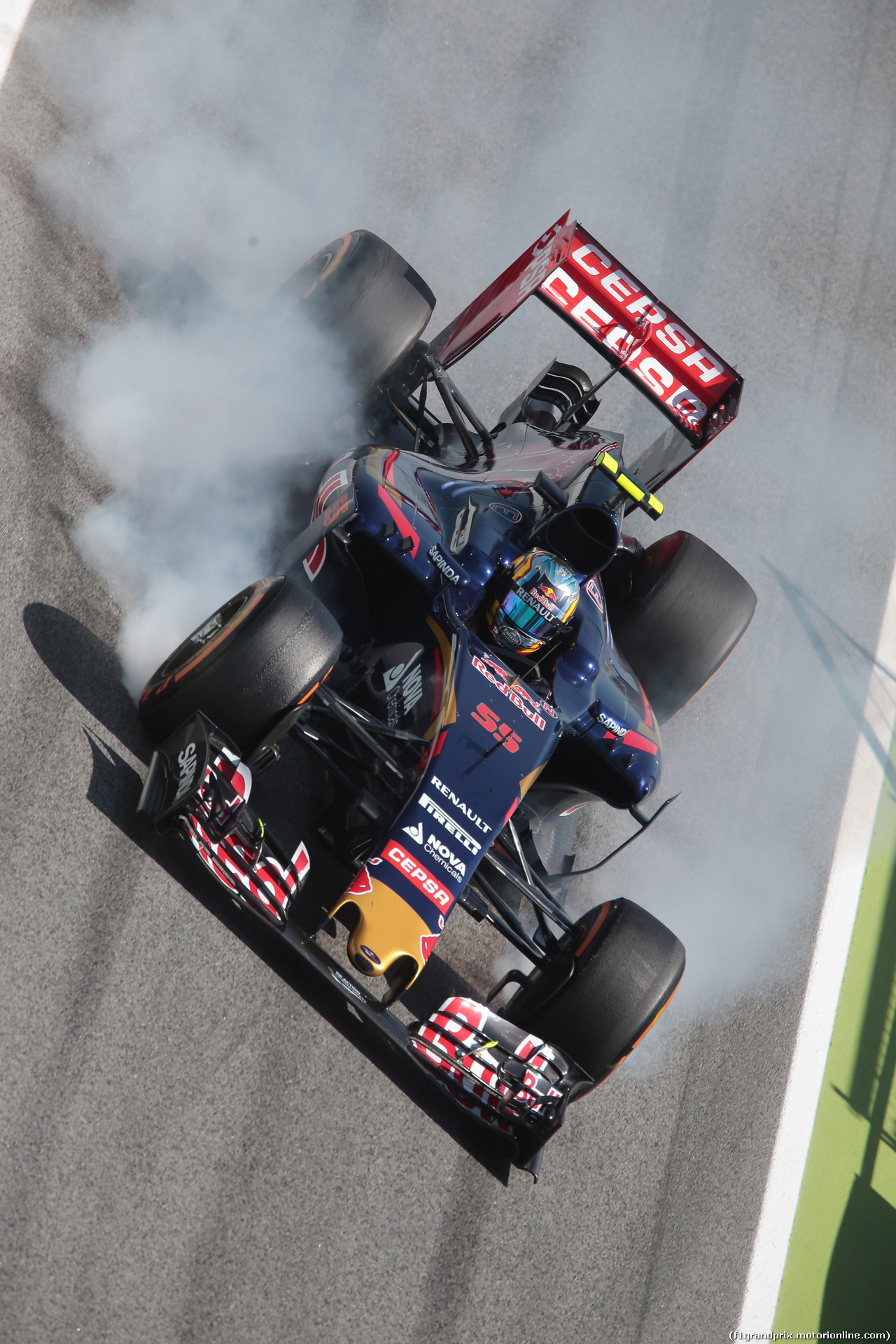 GP SPAGNA, 08.02.2015- free Practice 1,  Carlos Sainz Jr (ESP) Scuderia Toro Rosso STR10