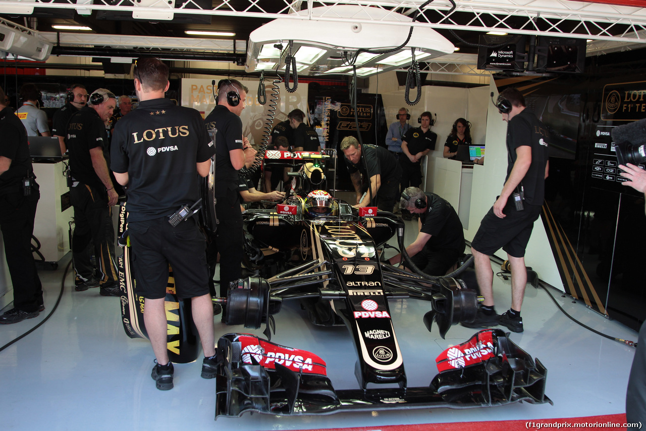GP SPAGNA, 08.02.2015- Pastor Maldonado (VEN) Lotus F1 Team E23