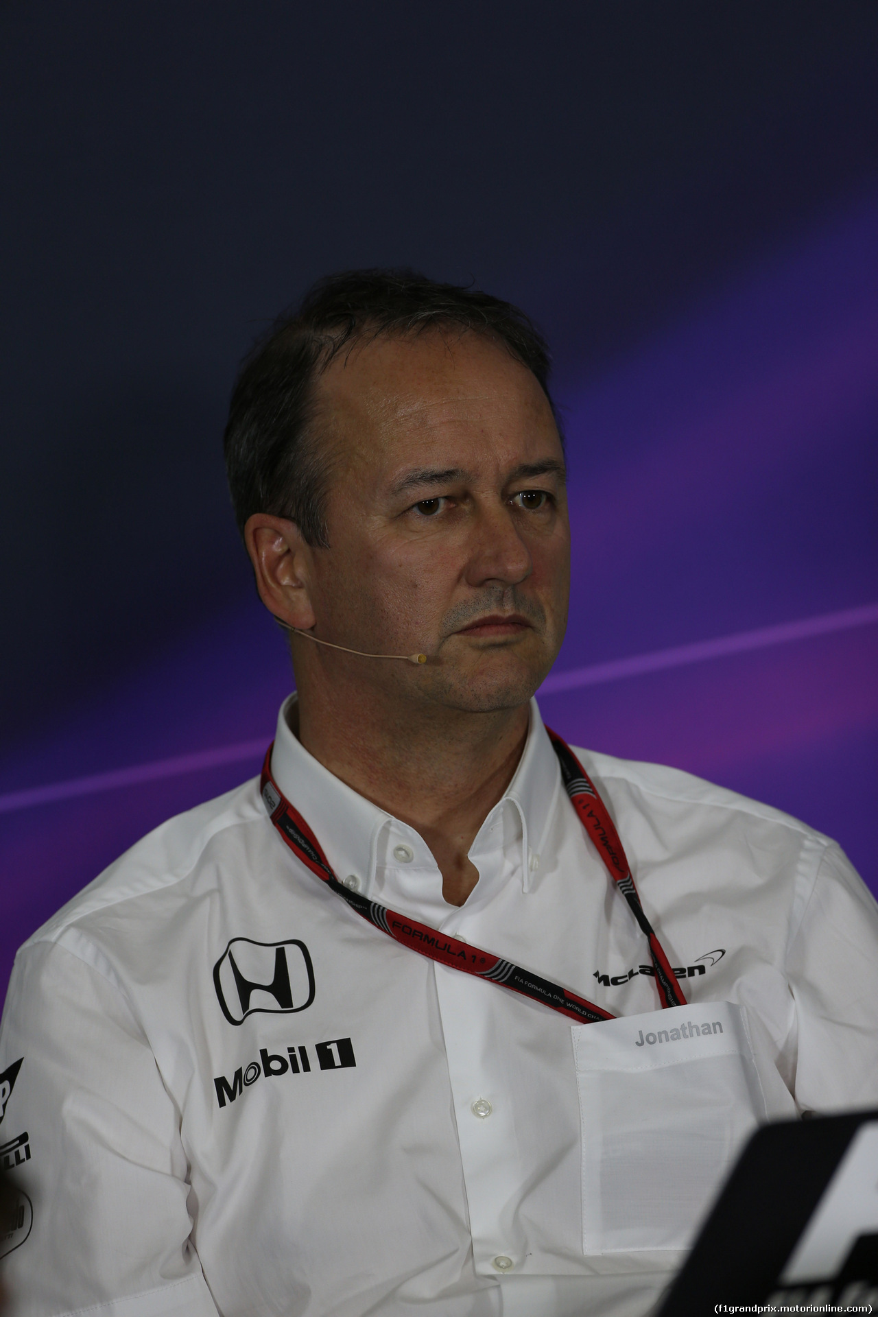 GP SPAGNA, 08.02.2015-  Venerdi' Fia official Press Conference, Jonathan Neale (GBR) McLaren Chief Operating Officer