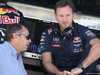 GP SPAGNA, 08.02.2015- Free Practice 1, Gherard Berger (AUT) with Christian Horner (GBR), Red Bull Racing, Sporting Director