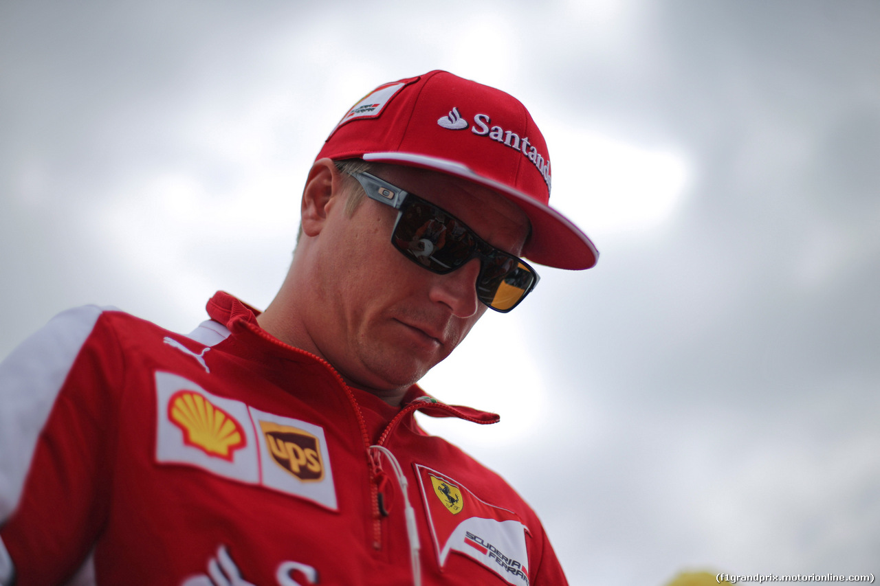 GP UNGHERIA, 26.07.2015 - Kimi Raikkonen (FIN) Ferrari SF15-T