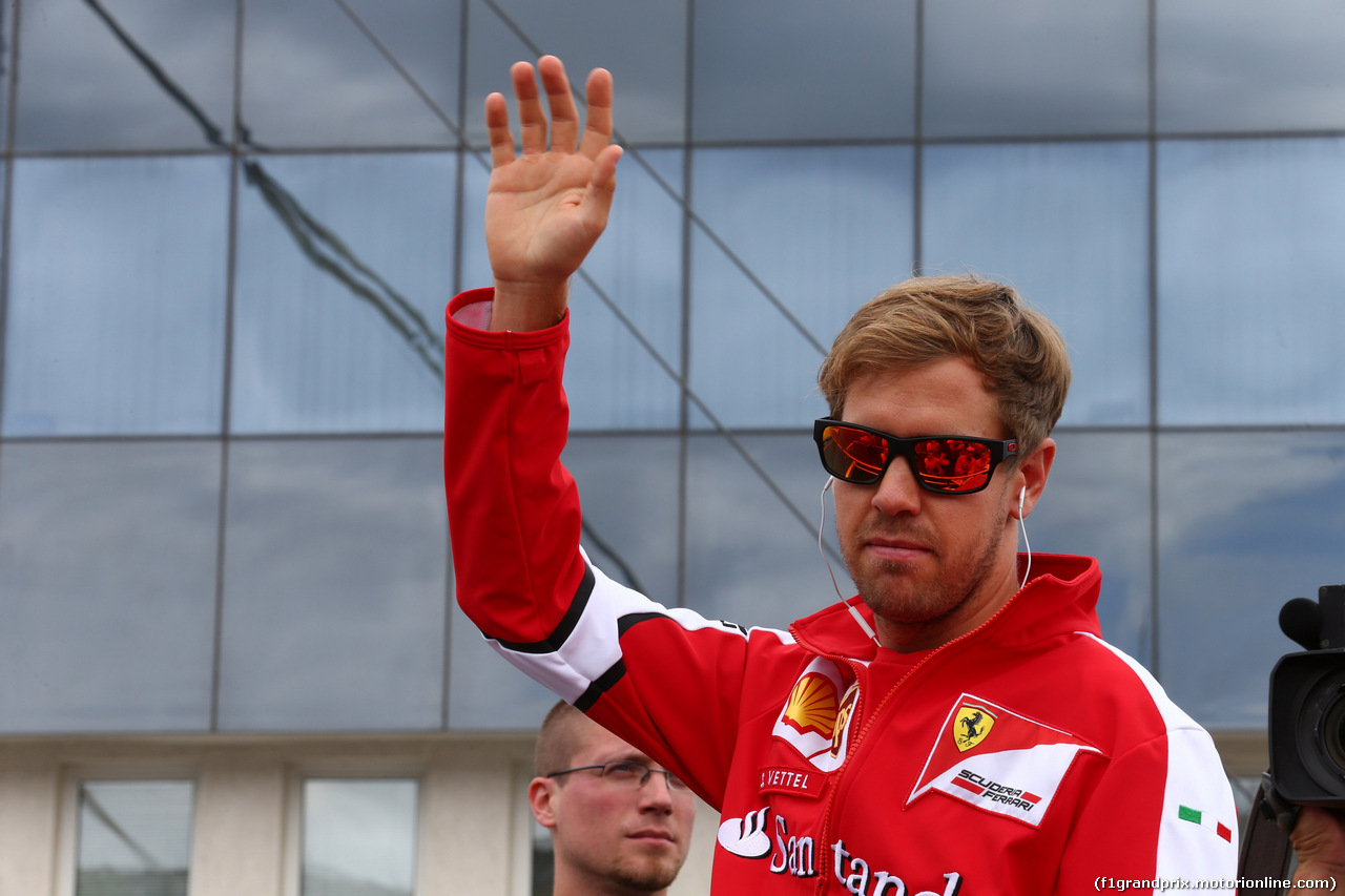 GP UNGHERIA, 26.07.2015 - Sebastian Vettel (GER) Ferrari SF15-T