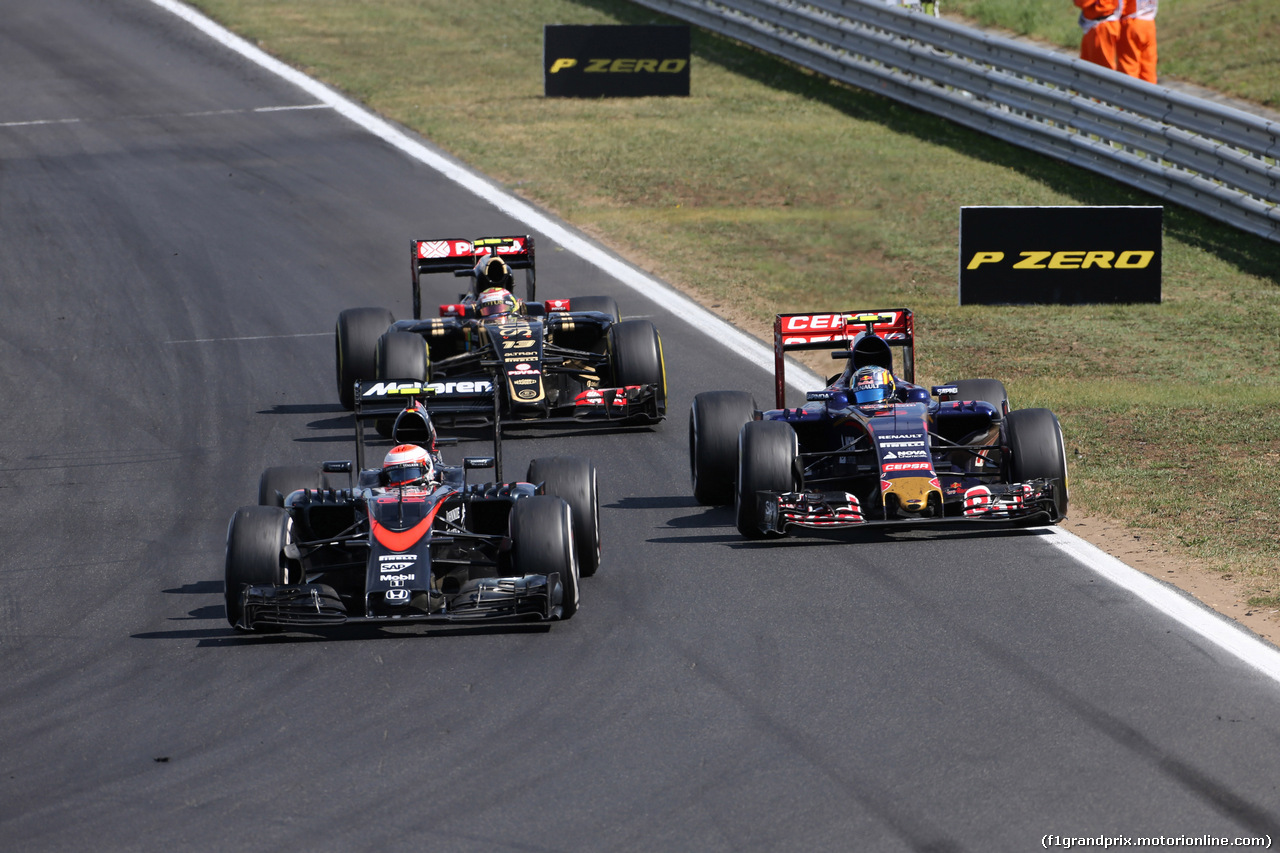 GP UNGHERIA, 26.07.2015 - Gara, Jenson Button (GBR)  McLaren Honda MP4-30.