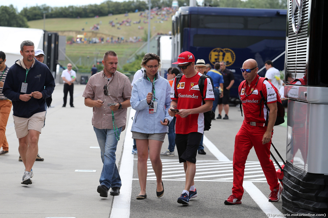 GP UNGHERIA, 26.07.2015 - Sebastian Vettel (GER) Ferrari SF15-T