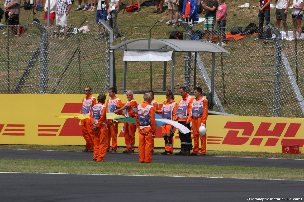 GP UNGHERIA, 26.07.2015 - Gara, Tribute to Jules Bianchi