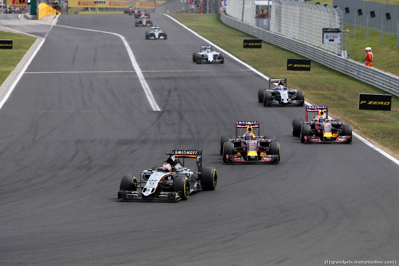 GP UNGHERIA, 26.07.2015 - Gara, Nico Hulkenberg (GER) Sahara Force India F1 VJM08